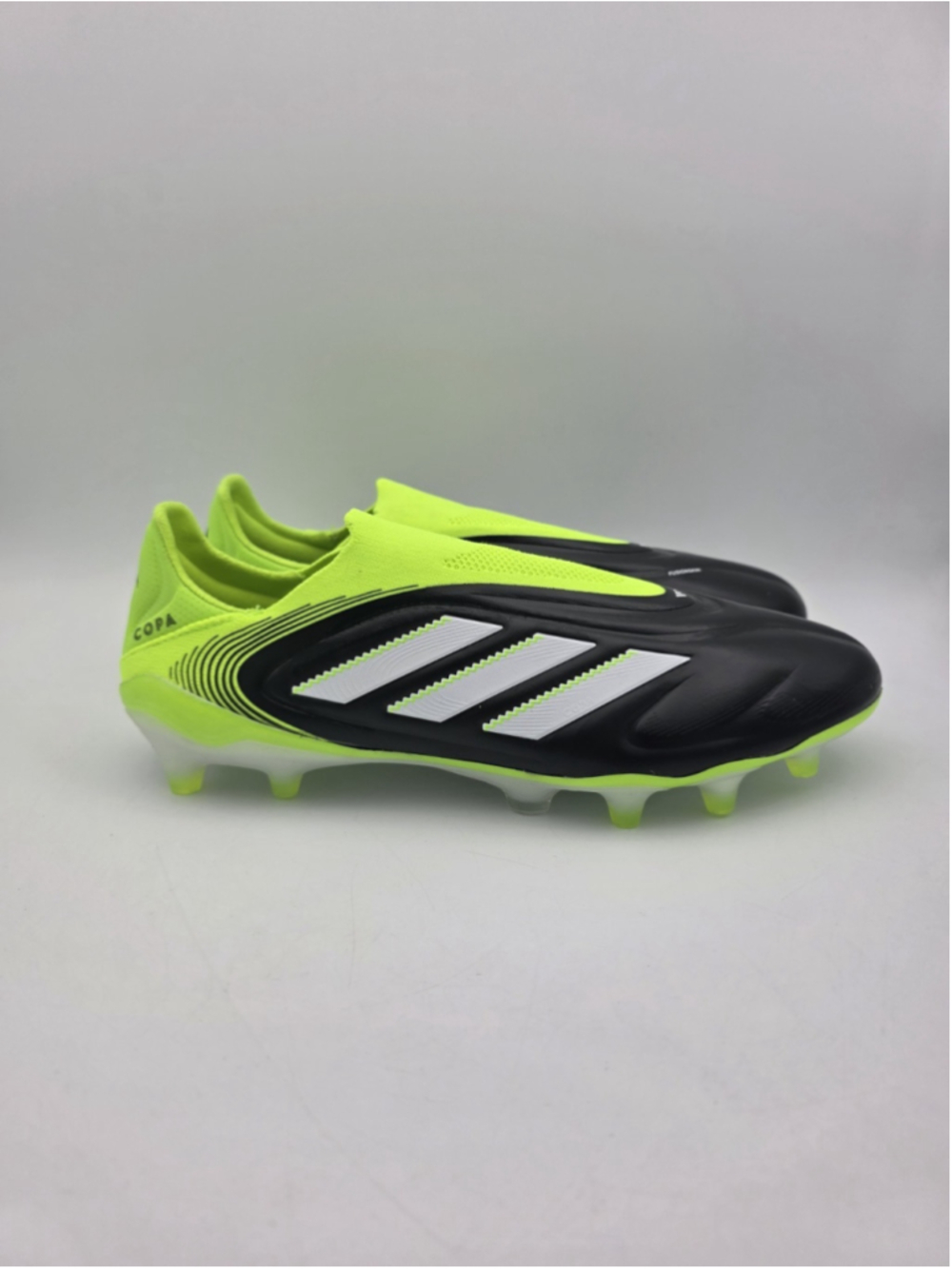 Adidas Copa Pure 3 Elite Mens Sz 9.5 Laceless FG Soccer Cleats Volt Black JH6302